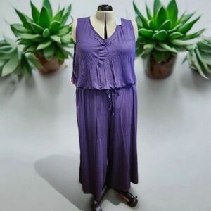 LIVI Active by Lane Bryant purple romper Size 26/28